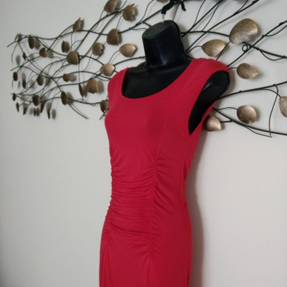 Catherine Malandrino Red Fit & Flare Dress EUC - Picture 2 of 4